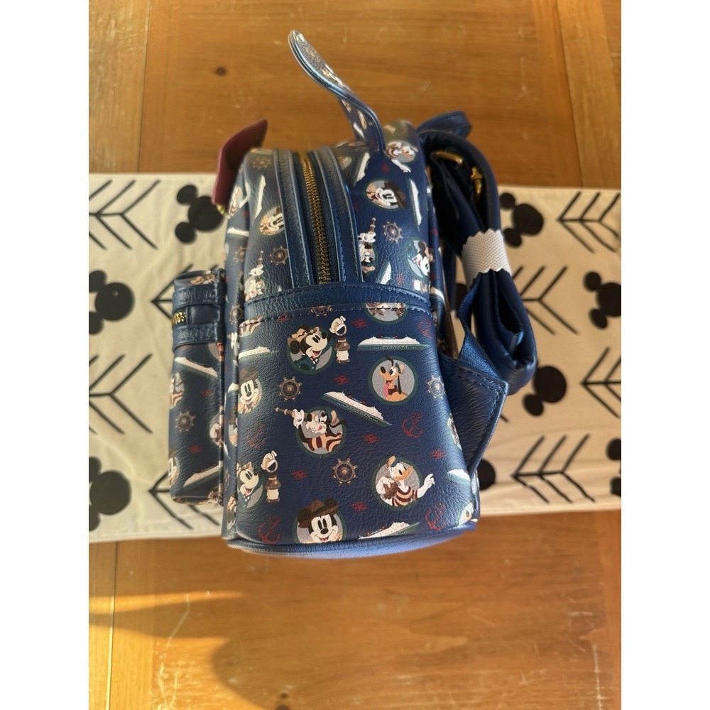 Disney Cruise Line Treasure Adventure DCL Mickey Loungefly Backpack Bag New Tag - Picture 2 of 4